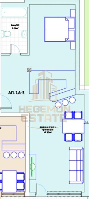 Продава се Двустаен апартамент в Варна, Виница - 77 кв.м за 768 €/кв.м - Снимка #5