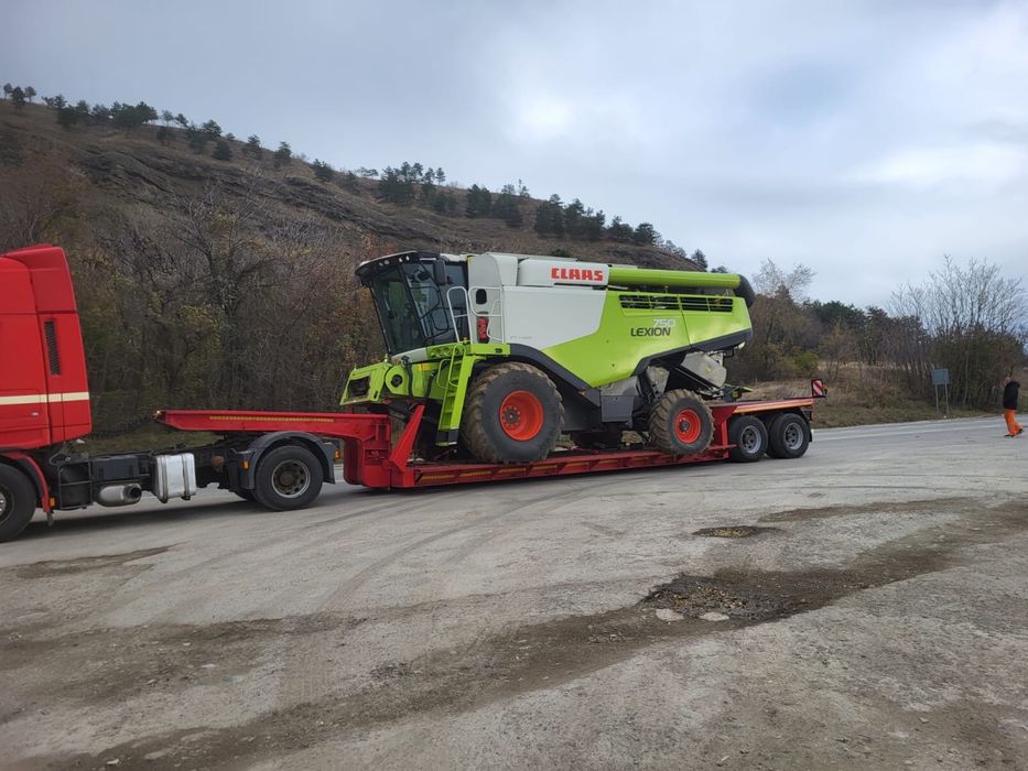 Transporturi agabaritice/combine/utilaje/macara/trailer/troliu/gondola