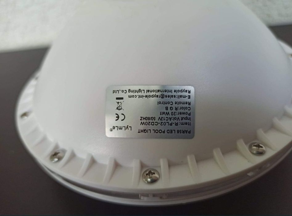 Par 56 led pool light iluminare piscina rgb 20 w proiector lumina