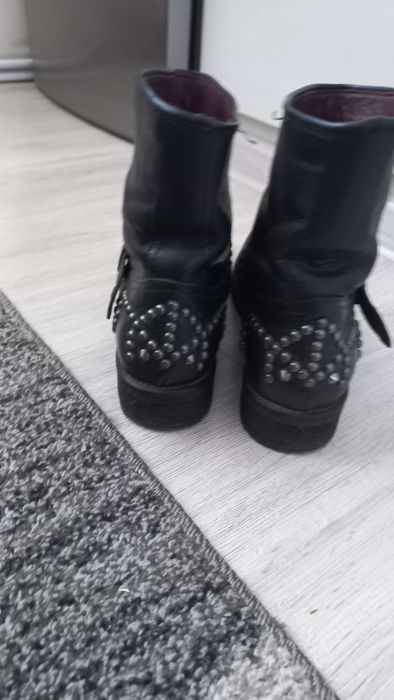 Елегантна боти естествена кожа