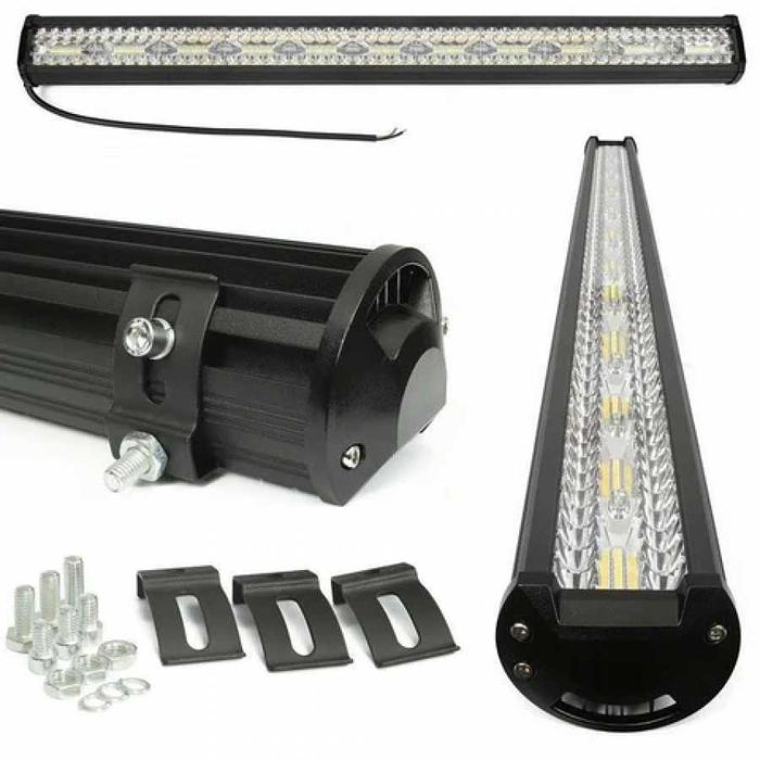 Proiector Auto LED Bar drept si curbat 130cm 105cm 80cm 65cm 55cm 840w 660w 540w 405w 360w 300w 240w 180w 120w 130