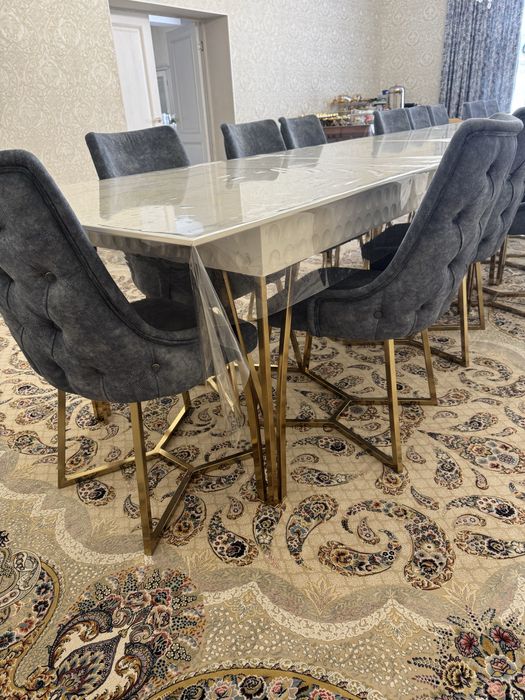 Стол со стулями 18 шт. Султанмебель