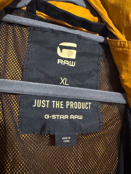 G-Star Ospak Hooded Straight Nylon Jacket Overshirt.