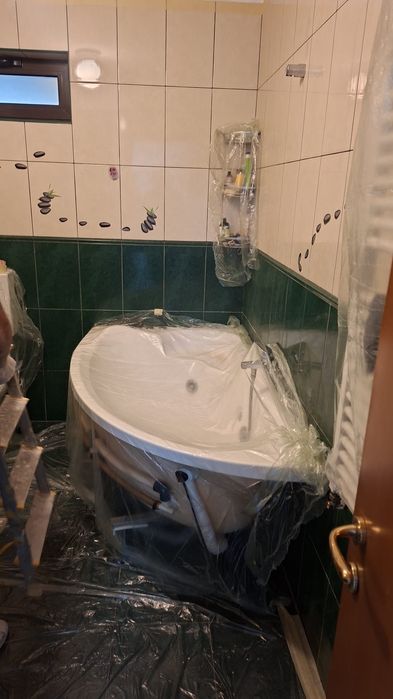 Vând cadă cu hidromasaj 95/165