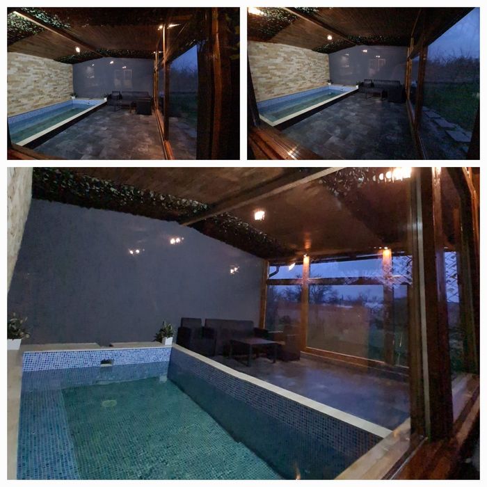 Cabana de închiriat cu piscina  interioara