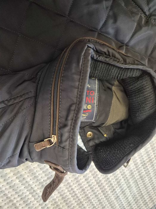 Стилно мъжко зимно яке Alberto Gianni със скрита качулка