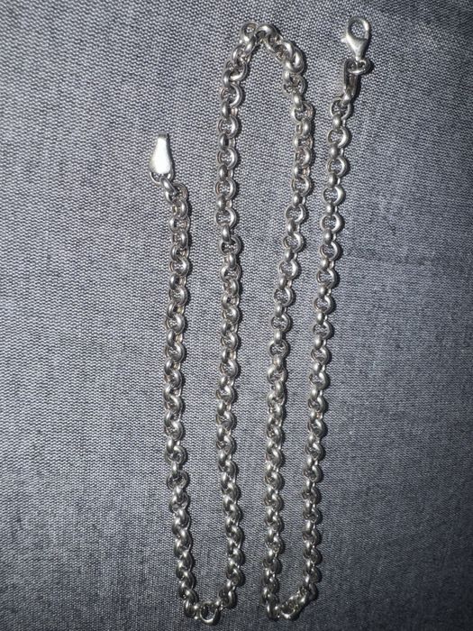 Сребърна верижка с плетка роло 925