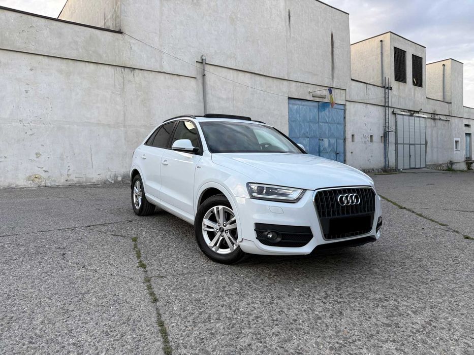 Audi Q3-2.0TDI-140CP-2014-AUTOMAT-TRAPA PANORAMICA-S-LINE-Piele Coniac -Webasto