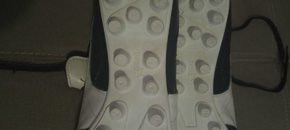 Нови бутонки Пума от естествена кожа вътре и вън, 44 номер