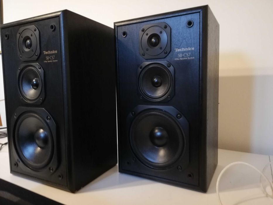 Set Boxe TECHNICS model SB-CS7 - 3Cai/80 watt/8 ohmi - Impecabil/made ...
