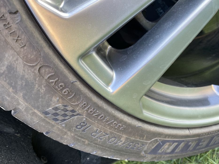 Jante aliaj Audi/Vag R18, 5x112, anvelope vara 235/40 R18 dot 0521