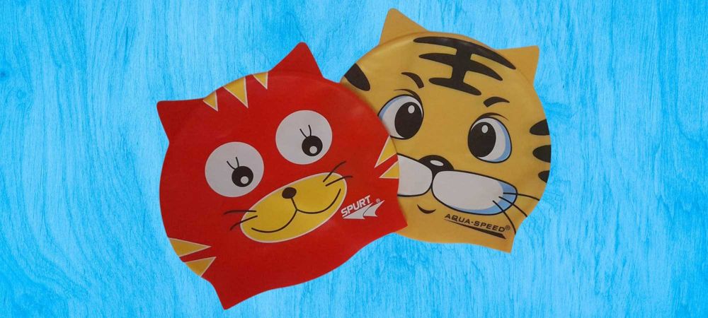 Casca inot pentru copii din silicon Pisica/Tigru