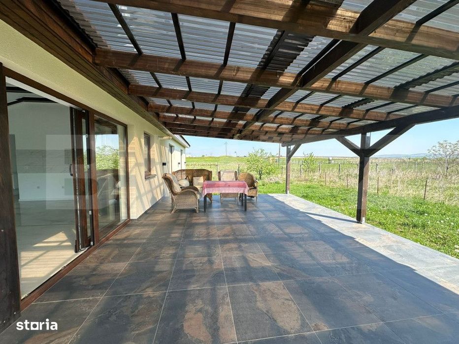 Casa moderna pe un nivel, 500 mp teren, zona Partos - Alba Iulia