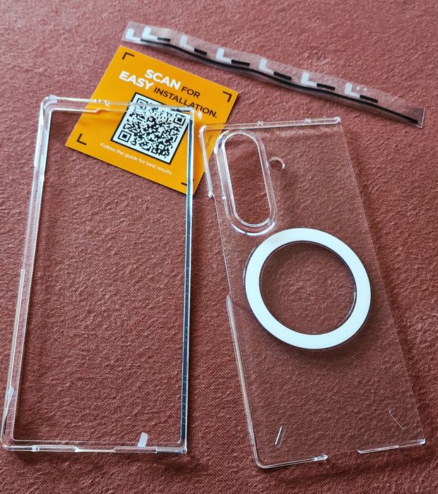 Husa Krystal Cover Samsung Z Fold 8 Ultra. Incarcator original 65W!