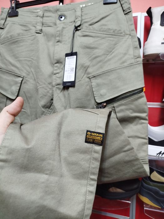 Оригинален мъжки карго панталон G-Star Raw Zip Pocket W33 L32 нов цип