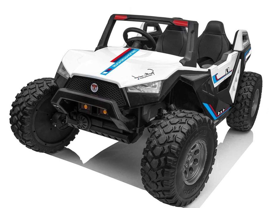 UTV electric pt copii Buggy Autokids 450W 24V 4x4 (sx1928-fast) Alb