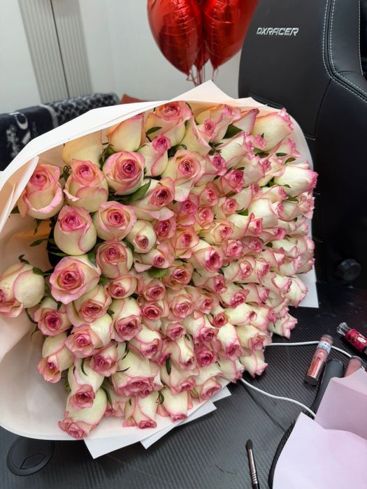 Цветы свежие розы 101