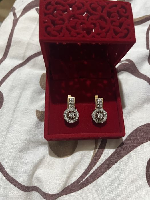 Золото серьги золотые