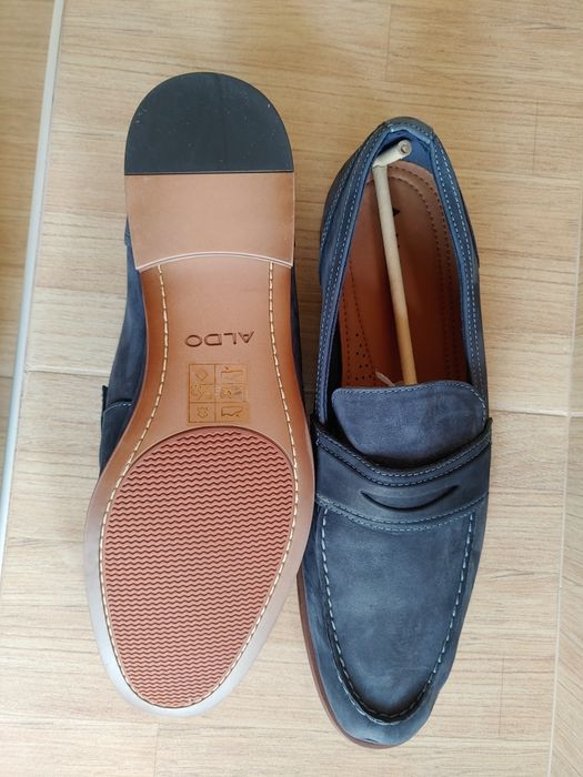 Мъжки мокасини ALDO тъмносини 45 номер