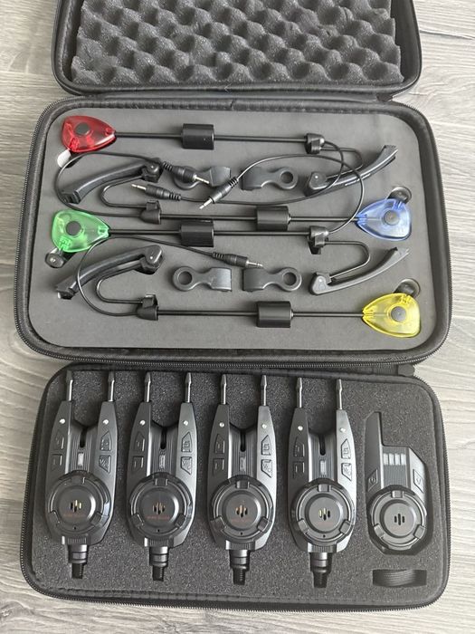 Set 4 avertizori + statie Wind Blade D5-W plus 4 Swingheri cu penar