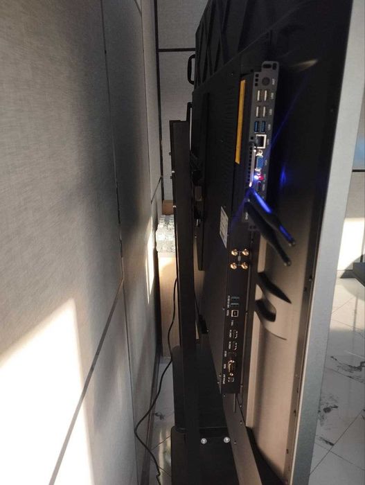 Интерактивная сенсорная 98  доска 4K i5-8GB/256GB Роликовый Кронштейн