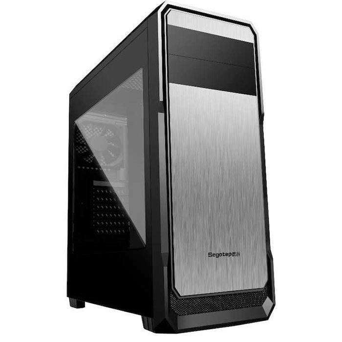 Carcasa Segotep The Wind Black, Mid Tower, fara sursa, Negru