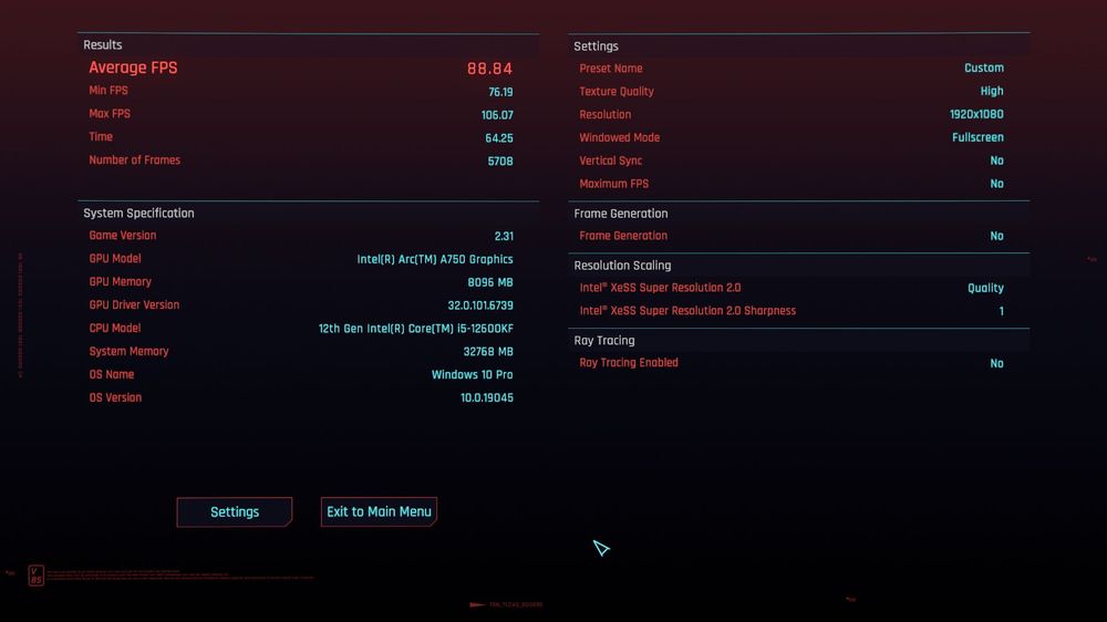 ПК на базе Core i5 12600KF + Arc A750