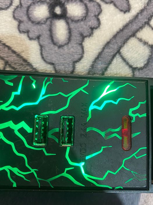 Prelungitor gaming Line, 5 prize cu contact protectie si 2 prize