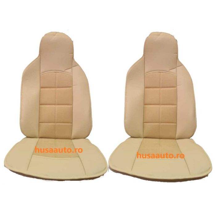 Huse spatar/sezut 2buc/set Material tip Alcantara + Piele ecologica