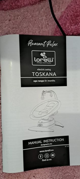 Lorelli Toskana 2 в 1 - люлка и шезлонг цвят мента
