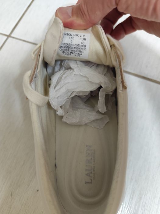 Vând Tenisi RALPH LAUREN
Sneakers Janson II 802979186001 AlbLAUREN RAL