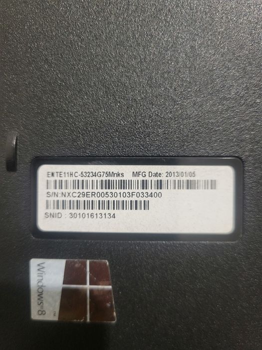 Ноутбук Packard Bell