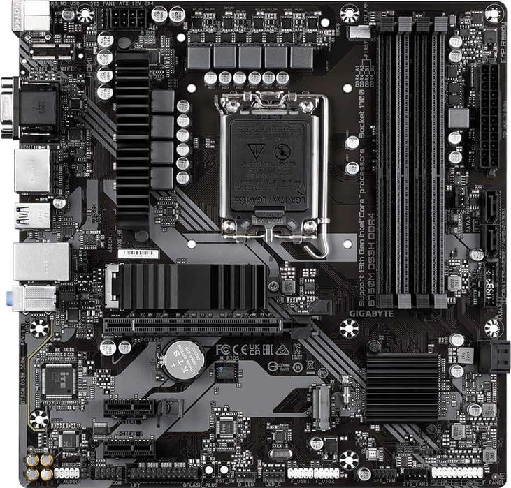 Intel i5-12400F + Gigabyte B760M DS3H + 2x16GB G.Skill Ripjaws V 3200MHz CL16 DDR4 (Комплект)