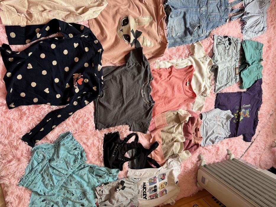Benetton Zara HM MNG Дрехи за момиче 7-8 години, 72 броя за 62 евро