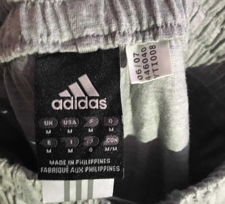 Pantaloni Adidas Womans, culoare gri (3 Stripes), marimea M (Fit M-L)