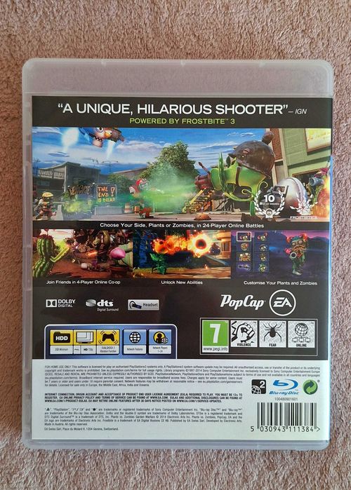 PvZ Garden Warfare PS3