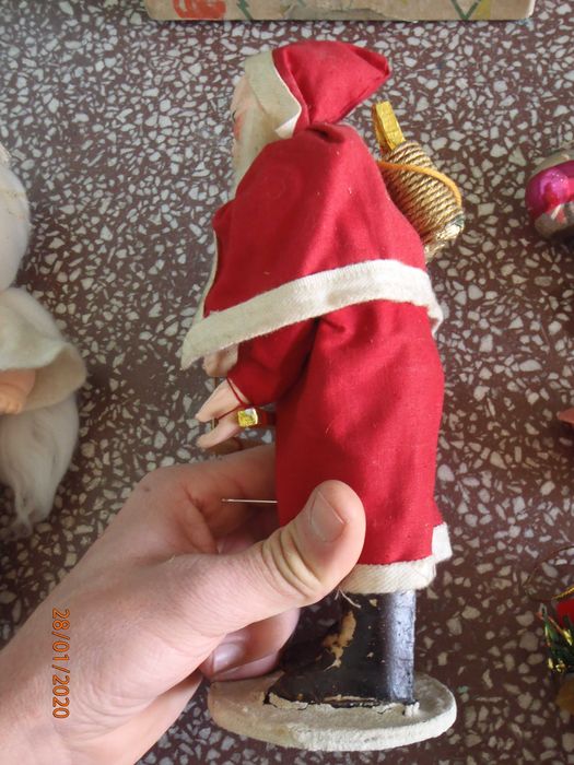 Уникални ретро СТЪКЛЕНИ коледни играчки за елха.