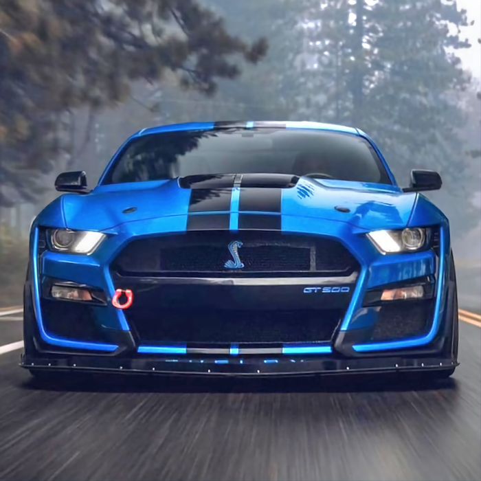 Центральные колпаки колёс в 3D для Ford Mustang Shelby Cobra GT 500