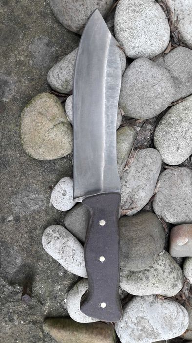 Нож ръчна изработка - 65Г,   кания - кайдекс