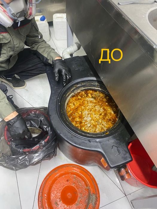 Жироуловитель чистка профессионально