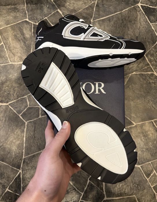 Adidasi Sneakers Christian Dior B30 Black&White - Full Box