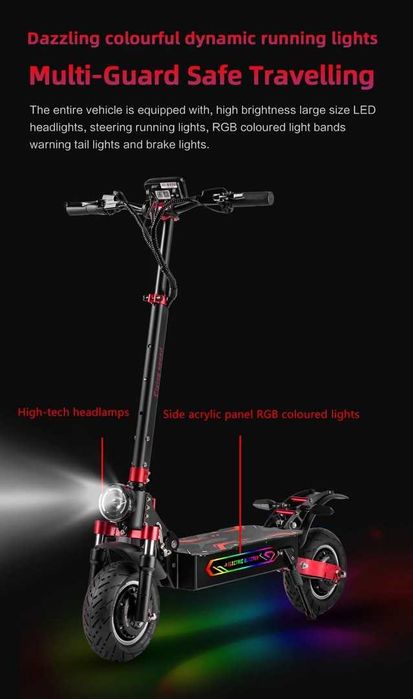Noua, Sigilata‼️BOYUEDA Q7 Pro MAX 3200W, 2 x 1600W Dual Motor, Baterie 52V 28AH, Card NFC, Bluetooth - Frane Hidraulice - Scaun - 2 incarcatoare 3A