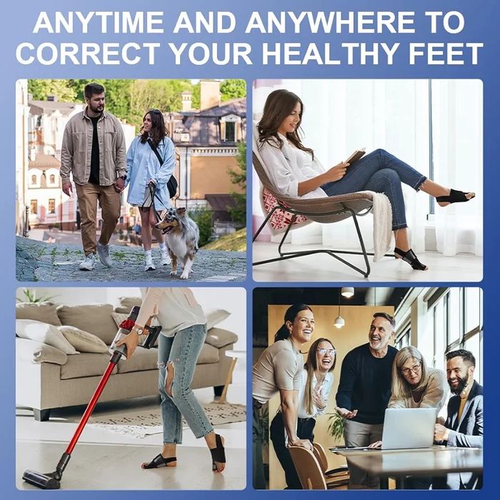 К-кт 2бр шина за корекция на изпъкнало кокалче Hallux Valgus