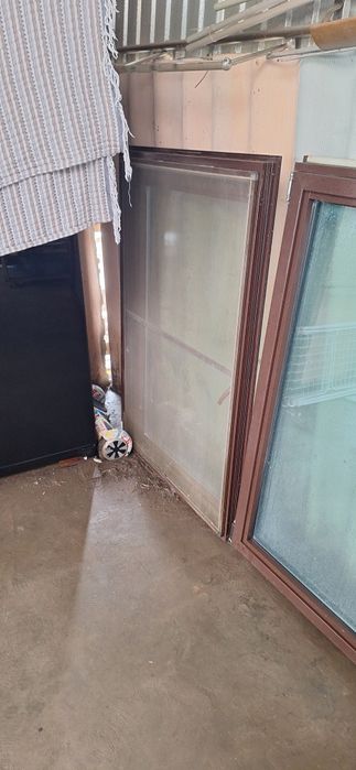 Окно алюминий б/у