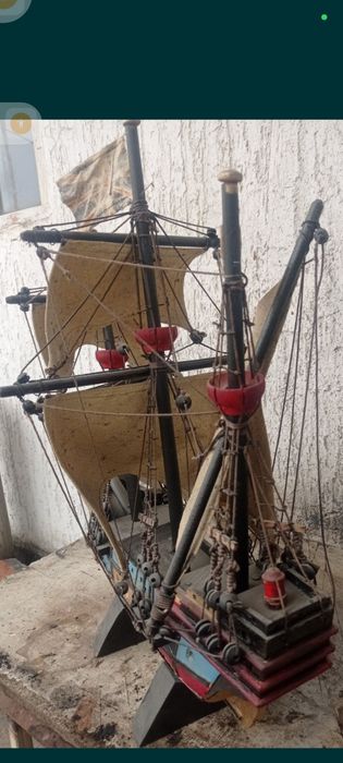 Макет деревянного коробля.