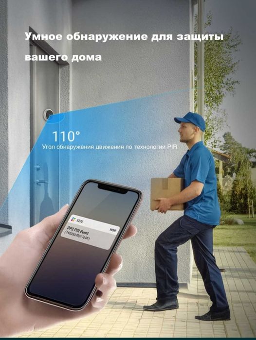 Ezviz DP2 2K 3MP | Дверной глазок | Eshik ko'zi | Домофон |Видеозвонок