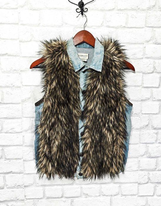 Ralph Lauren Дамски елек / деним яке без ръкави размер XS