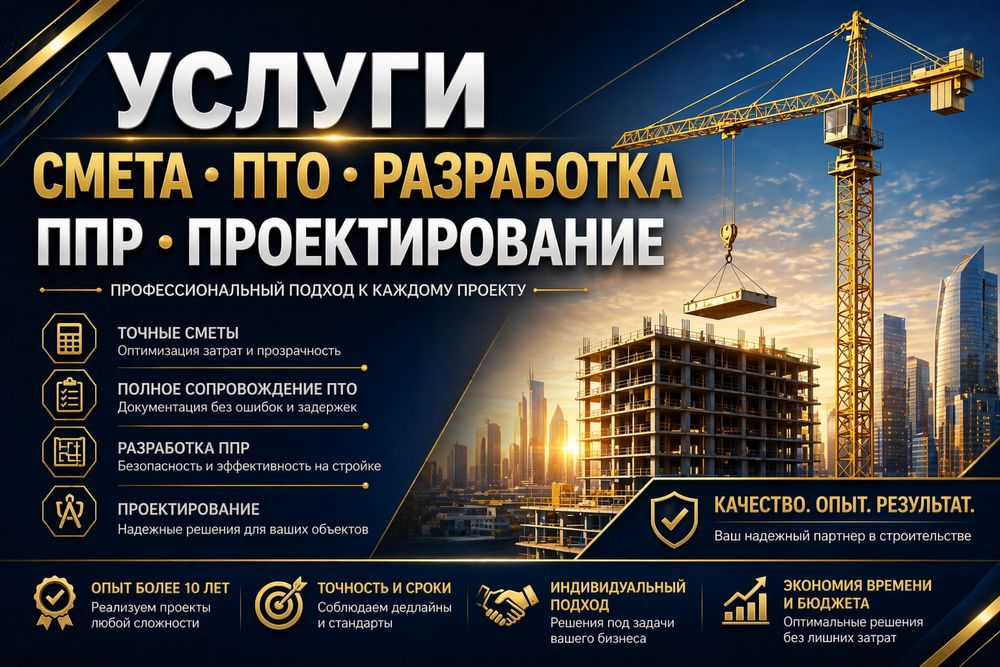 Сметы, акты выполненных работ, ППР.