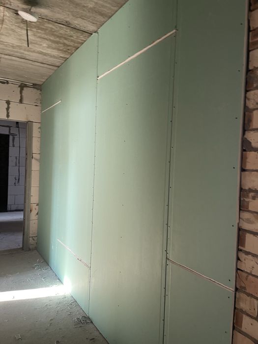 Монтаж гипсокартона(Стены , перегородки)