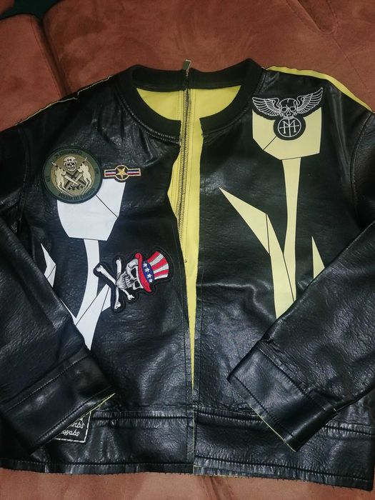 Дизайнерско яке от еко кожа  лв.